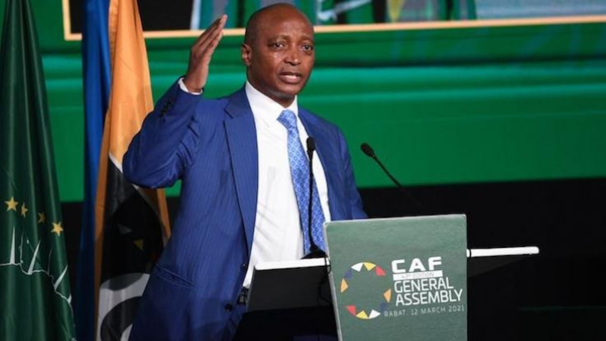 Le président de la Confédération africaine de football (CAF), Patrice Motsepe.