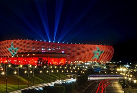 Stade Moulay Abdellah à Rabat.
