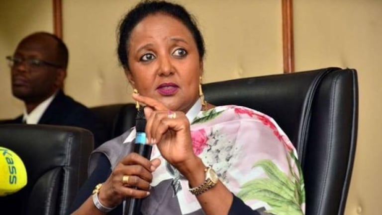 Amina Mohamed, candidate du Kenya à l'OMC.