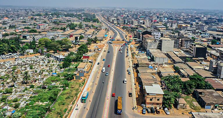 L'état de la route Abidjan-San Pedro.