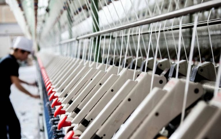 Une usine textile.