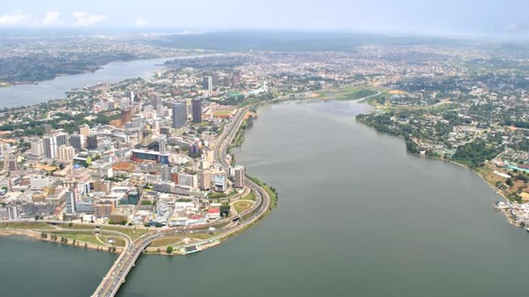 Baie de Cocody, Abidjan.