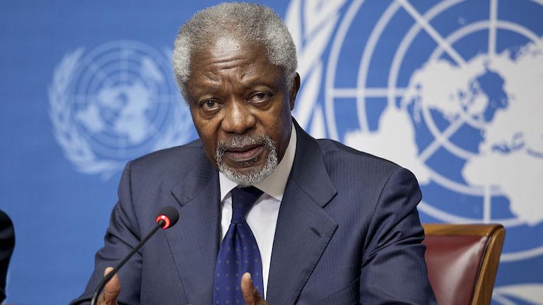 Kofi Annan, ancien Secrétaire général des Nations Unies. 