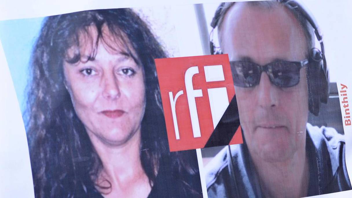 Ghislaine Dupont et Claude Verlon, les deux journalistes de RFI assassinés au Mali le 2 novembre 2013.