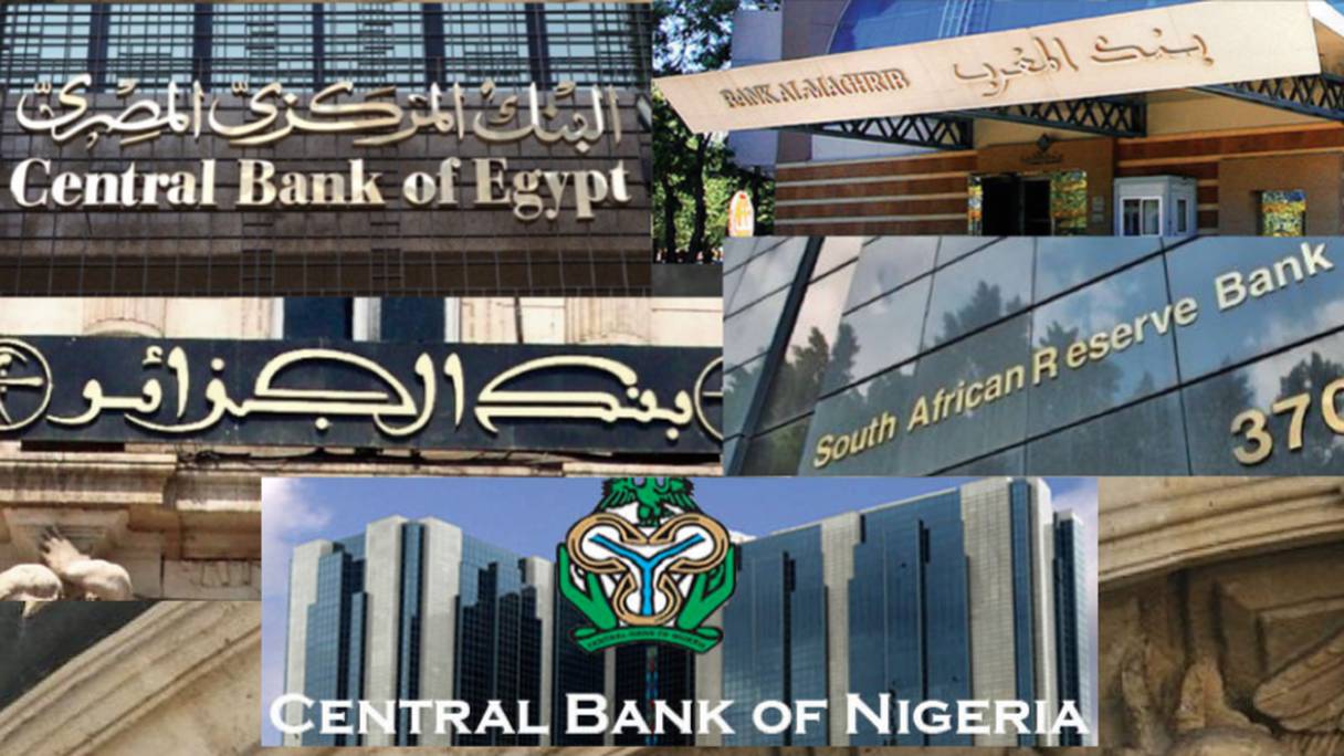 Les Banques centrales des 5 premières puissances économiques africaines.
