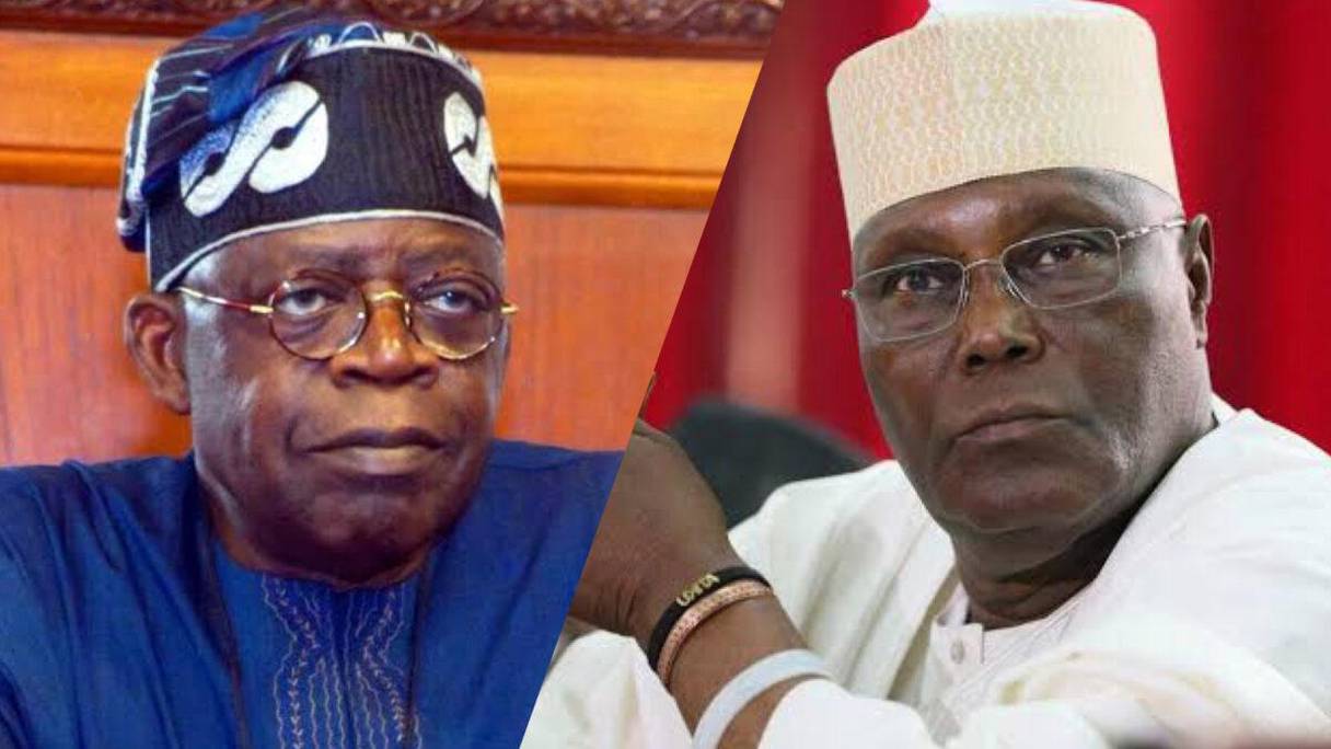 Bola Tinubu et Atiku Abubakar, les deux principaux candidats à la présidentielle nigériane de 2023.
