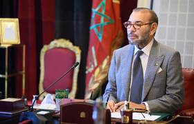 Le roi Mohammed VI lors de la réunion de travail tenue le 20 septembre 2023 au Palais Royal de Rabat.