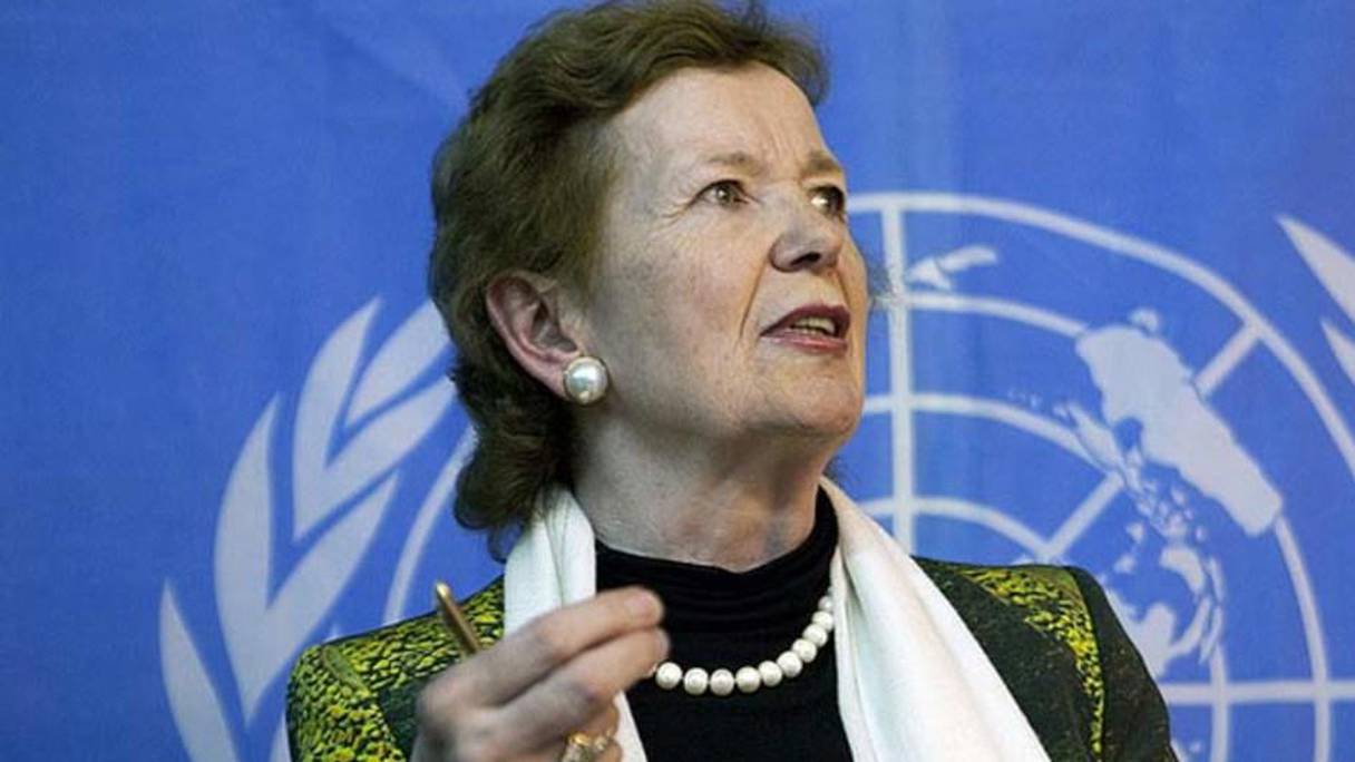 Mary Robinson, ancienne présidente d'Irlande.