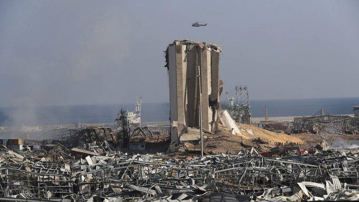 Conséquences de l'explosion d'une quantité de nitrate d'ammonium équivalente à Beyrouth.
