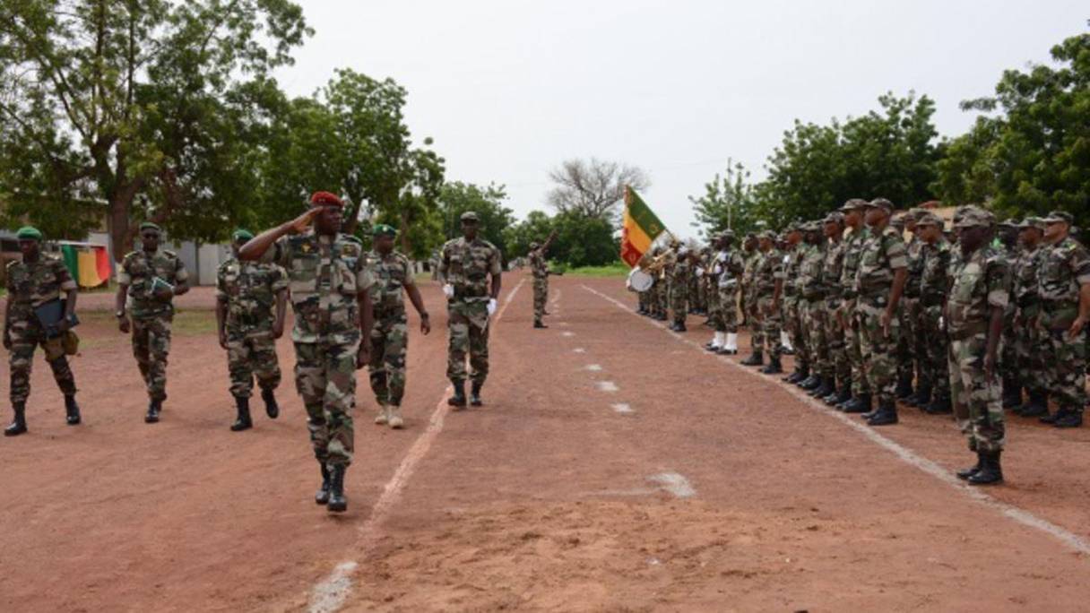 Une parade de l'armée malienne. 