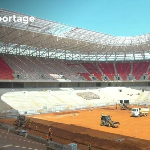 video: Sénégal: le magnifique stade olympique de Diamniadio sera livré en février 2022 
