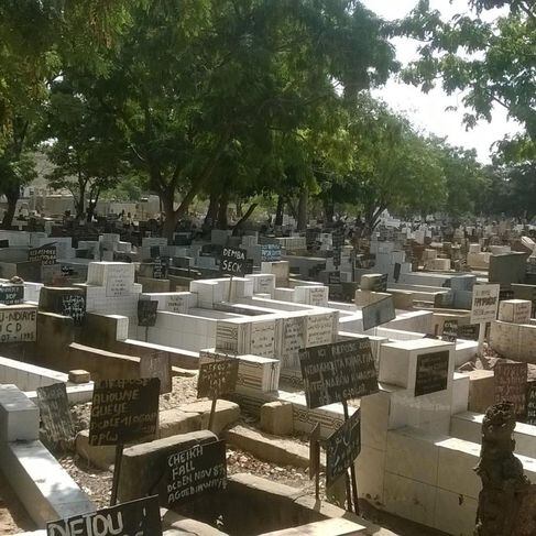 Un cimetière musulman de Dakar