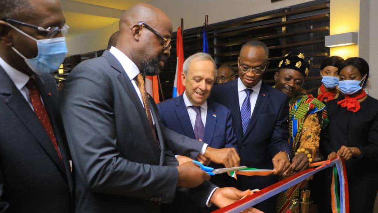 Inauguration du consulat honoraire du Luxembourg en Côte d'Ivoire. 